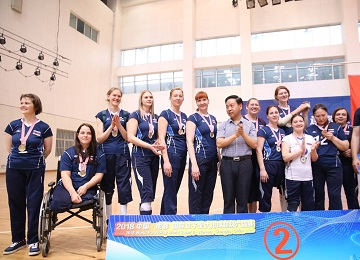Женская сборная команда России по волейболу сидя стала серебряным призером международного турнира World Super 6 в Китае      