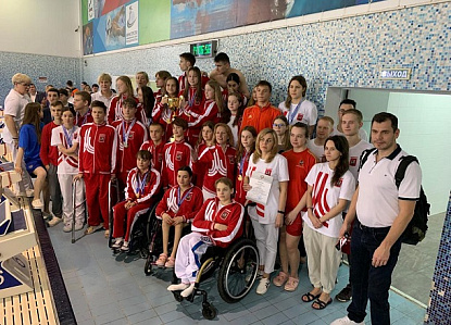Команда Москвы стала победителем общекомандного зачета чемпионата России по плаванию среди лиц с ПОДА